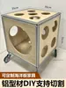 Marco de perfil de aluminio fijo, estante de almacenamiento hecho a medida, perfil de aleación de aluminio estándar europeo, material de aluminio para el hogar, armario DIY, carrito pequeño con