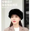 Nuevo sombrero de mujer para otoño e invierno, boina de calabaza de moda estilo coreano para dama, octagonal casual de piel sintética, versátil y casual