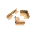 Protetores de Canto de Papel, Protetores de Canto de 90 Graus para Caixas de Papelão, Molduras de Quadros e Azulejos, Envoltórios de Canto de Papel de Três Lados, Protetores de Canto de Papel para Embalagem Anti-Colisão