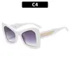 Gafas de Ojo de Gato de Alta Gama de Moda Europea y Americana para Mujer, Gafas de Sol Transfronterizas de Moda, Nuevas Gafas de Sol Personalizadas
