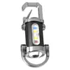 Linterna LED Recargable para Llavero, Luz de Trabajo de Emergencia con Batería de Larga Duración, Antorcha Portátil Multifuncional para Acampar al Aire Libre, Compacta y Conveniente, Carga USB