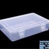 Caja Vacía de Plástico Transparente PP para Piezas, Juguetes, Ferretería, Equipo de Pesca, Caja de Empaque, Papelería, Caja de Plástico a Prueba de Polvo, Caja de Almacenamiento de Escritorio