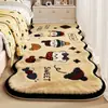 Alfombra Habitación Sala de Estar Alfombra de Gateo para Niños Fácil Cuidado Mesita de Noche Engrosada Tira Larga 2026 Estilo Nuevo Habitación Caliente Felpudo