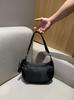 Nova Bolsa Feminina Semi-redonda Portátil de Nylon à Prova d'Água com Múltiplos Compartimentos, Grande Capacidade, Simples Casual, de Ombro ou Transversal