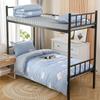 Fábrica de atacado roupa de cama conjunto completo de cama de seis peças dormitório estudantil único conjunto de núcleo de colcha de colchão capa