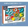 Exportación transfronteriza del sudeste asiático Traje de caja de regalo de sonajero para mano de bebé Juguetes para bebé recién nacido Pegamento para dientes Sonajero Regalo