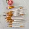 Set de Pinceles de Maquillaje Pincel para Sombra de Ojos Pincel para Polvo Suelto Pincel para Cejas Pincel para Base de Maquillaje Set de Pinceles para Rubor Set Completo de Herramientas Cerdas Suaves Súper Suaves