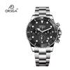 Reloj Multifuncional para Hombre ORSGA Green Water Ghost Resistente al Agua Tres Agujas Seis Ojos Calendario Clásico Lujo Ligero Cuarzo para Hombre