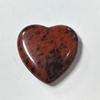 Cristal Natural Transfronterizo 20mm Colgante Piedra del Amor Corazón con Forma de Durazno Gema Artesanal Corazón de Durazno No Poroso Venta al por Mayor