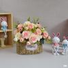 Fornecimento Atacadista de Azaleias de Outono, Decoração de Casa para Cena de Casamento, Flores de Mesa, Pequenos Buquês Simulados de Azaleias, Buquês de Azaleias