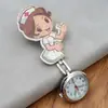 Processamento de Amostra Relógio de Enfermagem Lindo Luminoso Feminino Relógio de Peito Relógio de Médico Relógio Infantil Moderno Relógio de Enfermagem de Desenho Animado