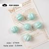 Cor Creme Contas Finas de Abóbora Brincos Colar Acessórios de Joias DIY Material Pulseira Pulseira Colar Contas Acrílicas