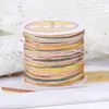 72 piezas de hilo degradado estilo chino para tejer DIY, se usa para hacer pulseras, collares y otros accesorios de joyería hechos a mano