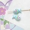 Color pintado a mano dopamina cuentas de pez pequeño diy joyería hecha a mano pulsera collar cuentas cadena para teléfono móvil accesorios material