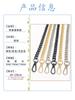 Bolso de repuesto de cadena de cuatro esmerilados al por mayor de fábrica con cadena decorativa de ancho 10 mm cadena de metal de aluminio cadena para bolso con hebilla