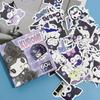 Pegatinas de Sanrio Kuromi Cinnamoroll Gato Kt, Pegatinas Lindas para Agendas, Pegatinas de Dibujos Animados Impermeables para Estudiantes