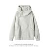 Sudadera con cremallera diagonal irregular de la marca americana de moda Btbdbee, diseño de cárdigan, sudadera con capucha casual para parejas, chaqueta para hombre
