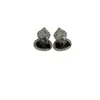 Aretes de Calabaza de Cristal Degradado para Mujer, Diseño de Lujo Nicho Único Accesible, Aretes Metafísicos de Riqueza, Joyería para Orejas de Gama Alta