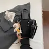 Bolsa de Mão Pequena Texturizada Color-Blocking de Primavera para Mulheres 2026 Nova Moda Versátil Bolsa Saco com Textura Bolsa de Ombro Transversal