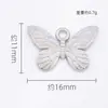 Pingente de Borboleta Estilo Coreano Acessórios DIY Liga Galvanizada Joias Colar Pulseira Brincos Pingente Único Pingente Duplo Pingente Pequeno