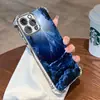 Distribución Transfronteriza de Funda Creativa para Teléfono Ola de Rayos Iphone16 Cubierta Anti-Caída con Airbag en las Cuatro Esquinas Modelo para Hombre Apple 17