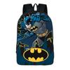 Mochila Escolar de Dibujos Animados de Batman Transfronteriza de Poliéster para Estudiantes de Primaria y Secundaria, Mochila Casual