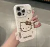 Etiqueta de Gato Aplicável para Capa de Celular Apple 17 16promax À Prova de Queda 15Pro Cobertura Total 13/14 Capa Protetora