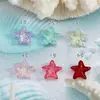 Nuevas y lindas estrellas de mar de colores, accesorios DIY hechos a mano para pulseras, pendientes, cadenas de teléfono y colgantes, con colgantes de cristal
