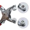 Pinzas de Cinco Garras de 9.5mm Pinzas para Botones Pinzas Perforadoras para Agujeros de Hebillas Ocultas Herramienta de Instalación de Hebillas de Cinco Garras Pinzas Artículos de Cuero Multifuncionales