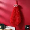 Toalla de mano colgante, toalla de cocina linda, toalla absorbente para el hogar, paño de mano para baño, pañuelo, toalla de mano de forro polar de coral