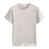 Camiseta de verano Suorona de media manga para hombre y mujer, camiseta de manga corta, color liso, cuello redondo, prenda exterior básica.