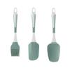 Herramienta para hornear de silicona de grado alimenticio, resistente a altas temperaturas, raspador, cepillo de aceite, batidor de huevos, pinza para alimentos, pala, herramienta de punta occidental