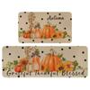 Alfombra de Cocina Temu Halloween Transfronteriza Alfombra de Entrada de Calabaza de Halloween Absorbente de Agua y Resistente a las Manchas Alfombra Larga para Pies