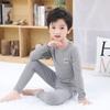 Conjunto de Roupas e Calças de Outono para Crianças Conjunto de Roupa Íntima Espessa de Outono e Inverno para Bebês Conjunto de Pijama Quente para Meninos e Meninas Venda por Atacado