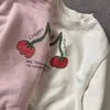 Nueva camiseta linda estampada estilo coreano para niñas, con tejido agradable a la piel, y sudadera estampada para niñas, colección otoño 2026, para niñas jóvenes y de mediana edad