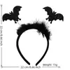 Diademas Decorativas de Halloween Más Vendidas Transfronterizas en Stock de Fábrica, Suministros para Fiestas de Halloween, Accesorios para Fotos