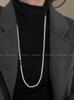 Lujo Ligero Luz Fuerte Collar de Perlas Shijia 2025 Nuevo Popular Hebilla Magnética Cadena Clavicular Accesorios Cadena Suéter para Mujer Otoño e Invierno