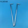 Clavos de Hierro para Tienda de Campaña en Forma de 7 A prueba de Viento Engrosados Extendidos Galvanizados en Blanco Accesorios para Tienda de Campaña al Aire Libre