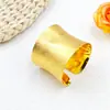 Diseño de Venta Caliente Transfronterizo Superficie Fotosensible Apertura de Cintura Pequeña Hebilla para Servilleta Metal Anillo para Servilleta de Alta Gama Anillo para Servilleta Venta al por Mayor