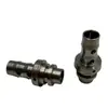 Conector Hueco de Acero Inoxidable Multietapa con Agujeros Laterales, Agujero Pasante para Eje, Conector de Fluidos, Procesamiento de Torneado de Precisión No Estándar