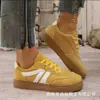Zapatillas de entrenamiento alemanas de gamuza para mujer para primavera y otoño, zapatillas deportivas nuevas de talla grande, casuales, de color block transfronterizo, comercio exterior, retro 2025, al por mayor
