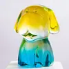 Figurillas de Perro de Cristal de los Doce Animales del Zodiaco: Perro, Rata, Dragón, Serpiente, Caballo, Oveja, Mono, Gallo, Cerdo y Perro Adornos para Manualidades de Sala de Estar y Decoraciones del Zodiaco