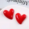 Pegatinas Planas con Forma de Corazón, Accesorios Brillantes de Corazón Color Durazno, Adornos para el Cabello, Decoraciones para Zapatos, Materiales para Manualidades, Suministro Directo del Fabricante