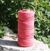 Cuerda de algodón de color de 3 mm x 200 m, delgada, para tejer a mano DIY, cuerda de algodón, cuerda para tapiz, red para bolsa, cuerda decorativa para tapiz, cuerda trenzada
