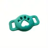 Collar Reflectante con Huella de Gato para Amazon Transfronterizo Compatible con Localizador del Sistema Apple, Resistente a la Suciedad, Impermeable, con Cascabel
