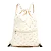 Bolsa personalizada de poliéster com cordão, Mochila de tecido Oxford, Mochila com cordão para esportes de futebol e basquete, Bolsa de armazenamento