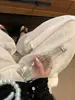 Vibe Elegante e Relaxada, Linho Branco com Proteção Solar, Caimento Solto, Calça Wide Leg de Cintura Alta até o Chão