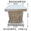 Soporte de Flores Adornos de Balcón Decoración Modelo de Boda Molde Cabeza de Columna