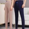 Pantalones Gruesos de Lana de Camello de Invierno 2025 con Forro Polar, Pantalones Térmicos Unisex, Alta Elasticidad, Resistentes al Frío, Pantalones Capa Base Autocalentables