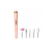 Pulidora Eléctrica de Uñas Xorita, Herramienta para Recortar y Alisar la Superficie de las Uñas, Múltiples Cabezales de Lijado Disponibles, Compacta y Portátil